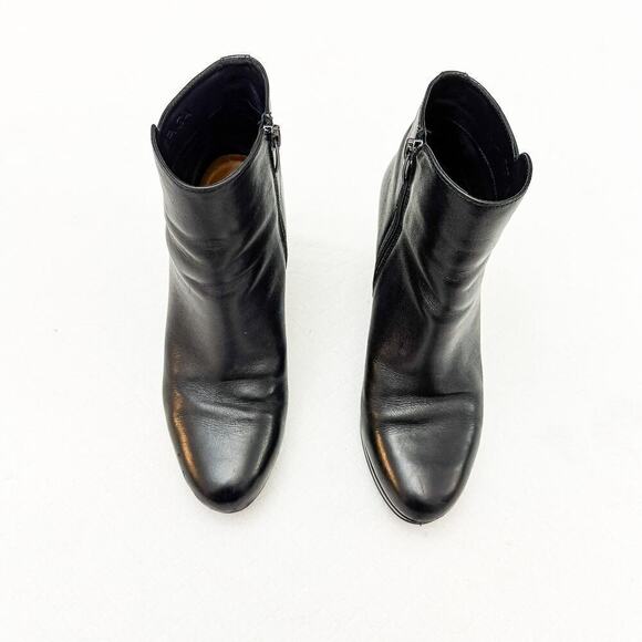 Via Spiga Leather Platform Round Toe Boot Size 8 - Picture 2 of 6